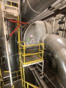 BULK BID FOR LOT 246 - 260 COMPLETE MVR EVAPORATOR ROOM, INCLUDES: Mojonnier S/S Horizontal MVR