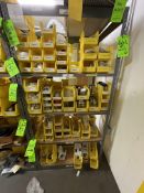 ASSORTED S/S CHECK VALVE AND CHECK VALVE COMPONENTS (ON SECTIONS 