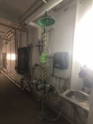 EMERGENCY SHOWER WITH EYE WASH STATIONS