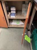 CONTENT OF CABINET, INCLUDING PIPETTES AND MORE