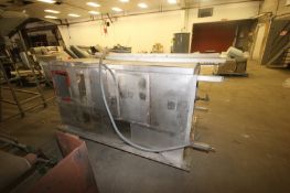 Free Standing S/S Booth, with Top Mounted Drive, Aprox. 9' Tall, Mounted on S/S Legs (LOCATED IN