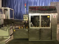 Posimat N15 Rotary Bottle Unscrambler, Now tooled for a plastic container aprox. 2.25