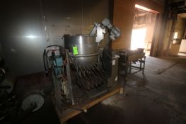 Groen 100 Gal. S/S Kettle, M/N DH/INA/2-100, S/N 10675-2, MAX. WP. 50 PSI @ 300 F, with Side S/S