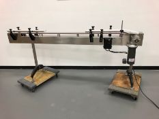 Conveyor. 8' Long, Variable Speed, 4