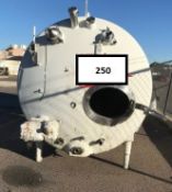 CE HOWARD 1000 GALLON HORIZONTAL TANK, GLYCOL JACKETED, AIR VALVE (LOCATED IN IOWA, RIGGING INCLUDED