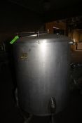 Perma-San 322 Gal. S/S Single Wall Tank M/N 322 Gallon CVS, Tank Overall Height: Aprox. 67