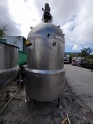 Lee 400 Gal. Vacuum Jacketed Kettle, Model 400D7S, S/N C1825A1, National Board #6443,