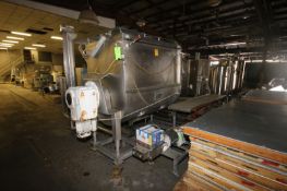 APV S/S Jacketed Paddle Blender, S/N 00-179, MAWP 100 PSI @ 300 F, MDMT -20 F @ 100 PSI, Mounted