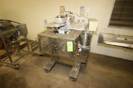 Rheon Cornucopia Encrusting Machine, M/N KN400, S/N 1021, 220 Volts, 3 Phase, Mounted on Portable