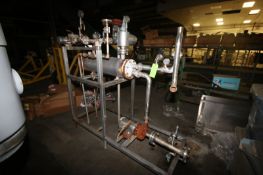 S/S Shell & Tube Heat Exchanger, Overall Dims.: Aprox. 37