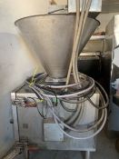 S/S Smoker with S/S Infeed Funnel and Sawdust Feed Motor