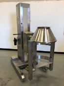 Metolift Model: M2610-10 Drum lift and Inverter. Serial: 7075. On wheels. Maximum Lift: 70 Kg (