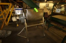 100 lb. S/S Paddle Blender, with Baldor 1 hp Motor, Blending Compartment Dims.: Aprox. 25