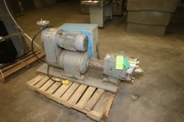 Waukesha 5 hp Positive Displacement Pump, M/N 060, S/N 107166, with Aprox. 2-1/2
