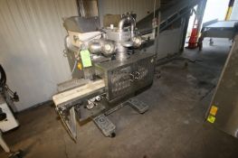 Rheon Cornucopia Encrusting Machine, M/N KN400, S/N 1025, 220 Volts, 3 Phase, Mounted on Portable