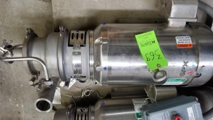 SPX Stainless Steel Fristam Centrifugal Pump; 2 1/2