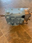 Waukesha S/S Pump Head, Model 015, S/N 436384 07 with Clamp Type Outlets, S/S Impellars, (Used) (