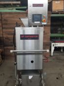 Unifiller RP Depositor with S/S Infeed Funnel, Touchscreen Display, Mounted on S/S Portable Frame (