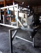 Ohlson Single Head SS Sanitary Scale with (3) Vibratory Feeders, Large Single Drop Bucket (