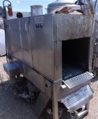 Cryovac S/S Steam/Hot Water Shrink Tunnel, Model 6570B FT, Serial Number 784227 -- Unit is