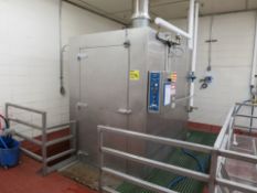 Alvery 4-Cart Capacity Cart Washer, Model KS-88 (Rigged and on Pallet) (Located Athens, OH 45732)