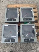 (4) Anderson AJ 300 Chart Recorders, Model 31020010002100, S/N 1032442-0010; Model 32000110002100,