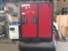 Air Pro RS253 ENC-CRD rotary screw air compressor, 25 hr., yr., 2016, serial # 010917-0044, volt