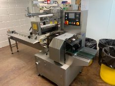 PAC Packaging Aids Horizontal Flow Wrapper, Model FM400H MI, S/N I8058, 220 V, Single Phase