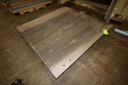 Galvanized Dock Plate, Overall Dims.: Aprox. 75
