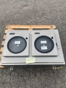 (2) Honeywell Chart Recorders Mounted in Stainless Enclosure, Model DR4500, S/N