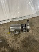 1.5x 2 tri clover centrifugal pump with stainless clad motor 1/.75 hp, 1740/1440 rpm. 380/460