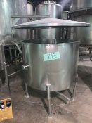 125 Gallon (approx.) Stainless Steel Single Wall Tank- 36