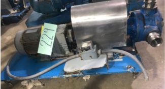 Viking Pump Model KK124A, 2HP drive and 2