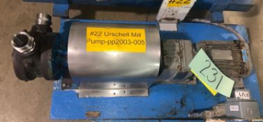 Viking Pump Model KK124A, 2HP drive and 2