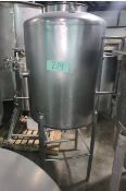 150 Gallon (approx.) Stainless Steel Single Wall Tank- 32