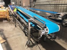 Slight Incline S/S Straight Conveyor, with Aprox. 10