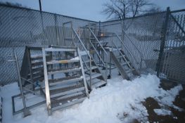 S/S Portable Stairs & Crossover Platform, 2-Aprox. 45
