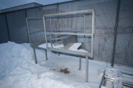 Steel Platform with Hand Rails, Aprox. 34