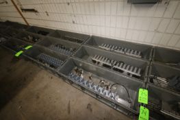 Bins of Molders/Extruder Heads, Assorted Types, Sizes, & Sizes (LOCATED IN APPLETON, WI) (Rigging,