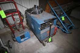 Miller AC/DC Arc/Tig Welder, S/N JB563521, 460 Volts, 3 Phase, Mounted on Portable Cart (LOCATED