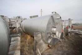Aprox. 2,500 Gal. S/S Vertical Waste Water Treatment Tank, Tank Dims.: Aprox. 172