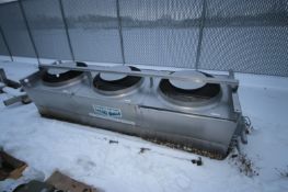 Evapco 3-Fan Refrigeration Condenser Unit, M/N SSTW3-01346-4HF, S/N 7-307947, 300 PSIG (NOTE: