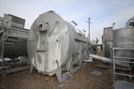 S/S Rotary Pre-Heater, Overall Dims.: Aprox. 24' L x 96