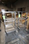 S/S Portable Parts Carts, Overall Dims.: Aprox. 39
