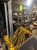 Z-Type Clothes Racks, Overall Dims.: Aprox. 5' L x 24