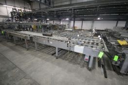 5-Sections of S/S Roller Conveyor, with Aprox. 48