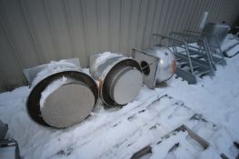 S/S Upward Exhaust Fans, 1-Greenheck, M/N CUBE-180-7, with 2-Others (LOCATED IN APPLETON, WI) (