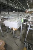 1-Section of Straight Roller Conveyor, Rolls to Ground Height: Aprox. 58-1/2