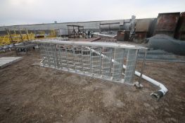 Assorted S/S Stairs & Platforms In Area, Includes Some with S/S Hand Rails & Plastic Grating (4-Pce.