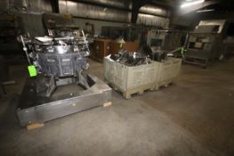 Ishida 14-Head Rotary Combination Weigh Scale, with S/S Chutes & Buckets, Mounted on S/S Frame (